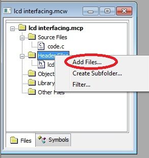 Adding a Header File