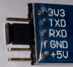 Shorting TX and RX of USB to UART Converter