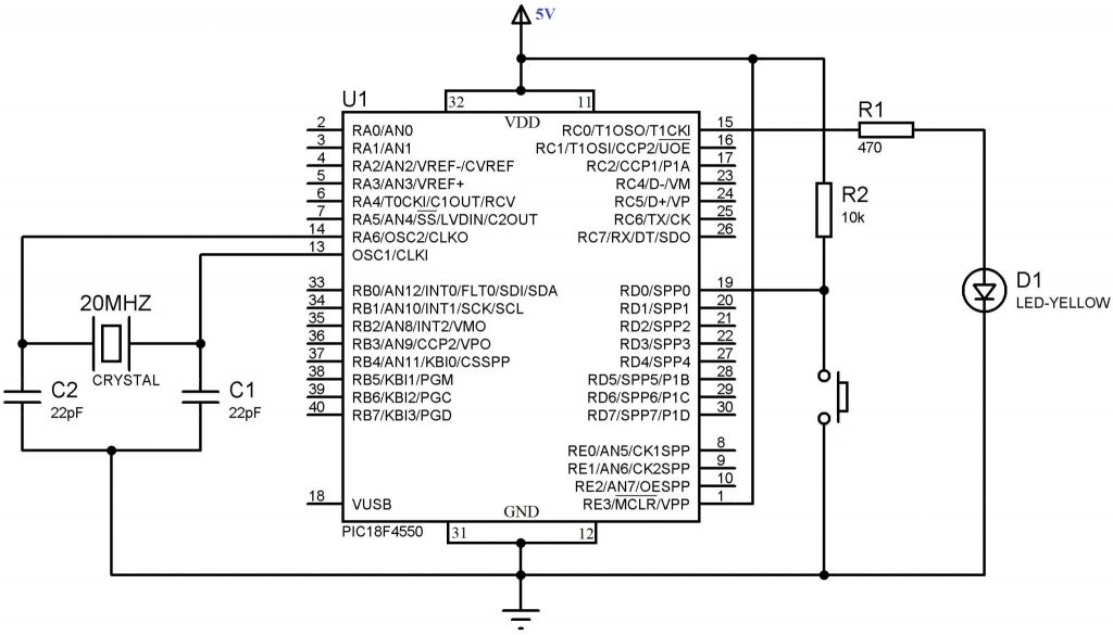mikroc program pic 16f877a specifications