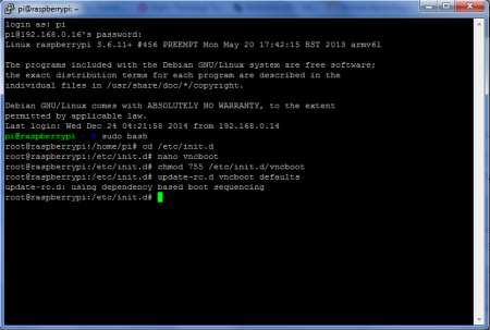 Using Raspberry Pi without Display, Keyboard and Mouse VNC
