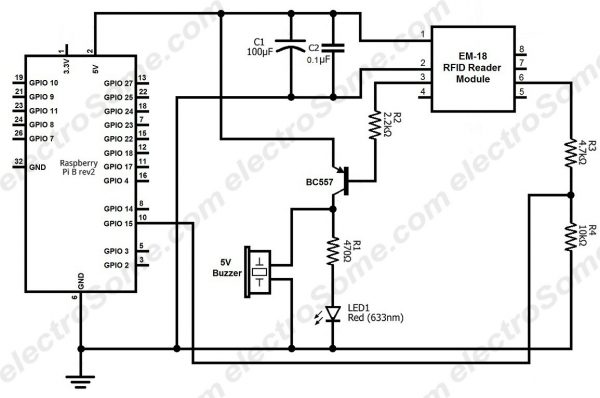 Interfacing EM-18 RFID Reader Module with Raspberry Pi