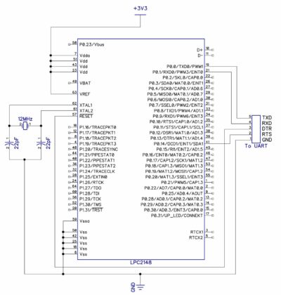 Flashing LPC2148 using On-Chip Serial ISP Bootloader with Flash Magic