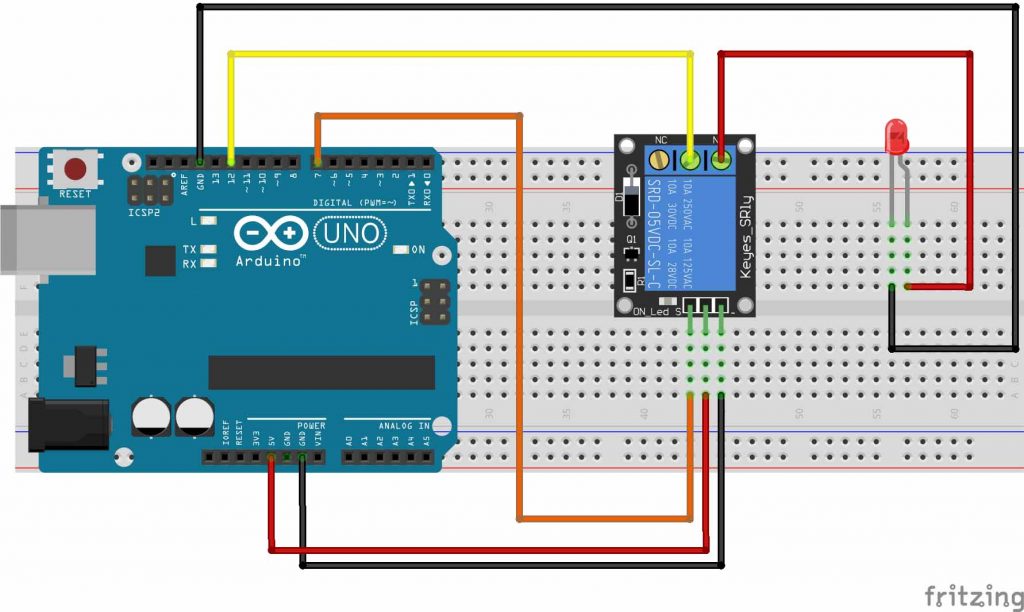 Interfacing Relay Module with Arduino Uno