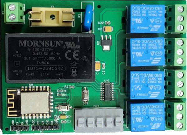 Assembled PCB - Home Automation ESP8266 WiFi