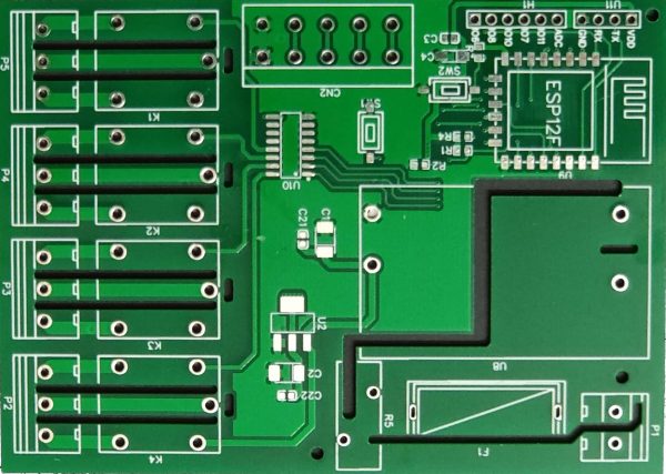 PCB Top Layer - Home Automation ESP8266 WiFi